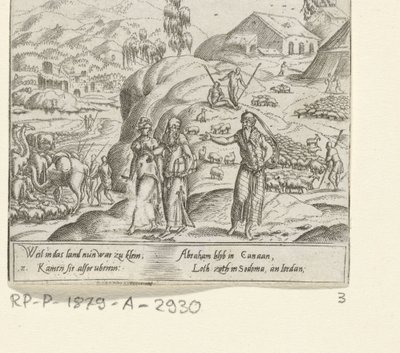 Addio di Abramo e Lot da Cornelis Bos