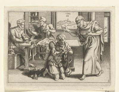 Anania battezza Paolo da Cornelis Bos