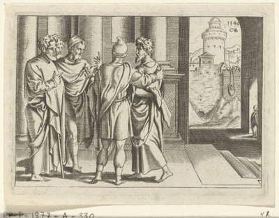 Barnaba porta Paolo dagli apostoli da Cornelis Bos