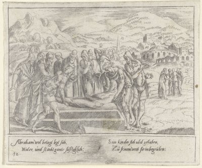 Funerale di Abramo da Cornelis Bos
