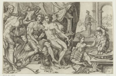 Il figliol prodigo sperpera il suo denaro, Il concerto da Cornelis Bos