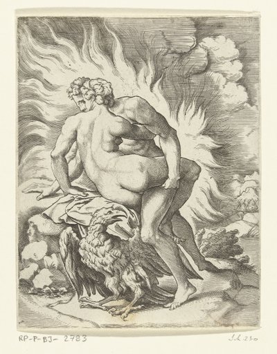 Giove e Egina da Cornelis Bos