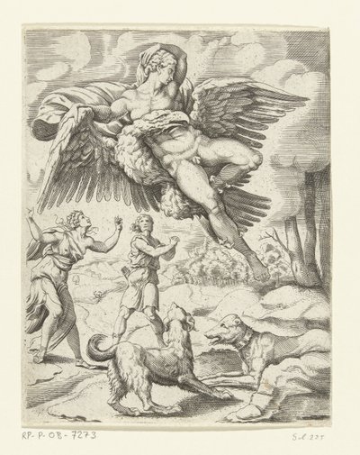 Giove e Ganimede da Cornelis Bos