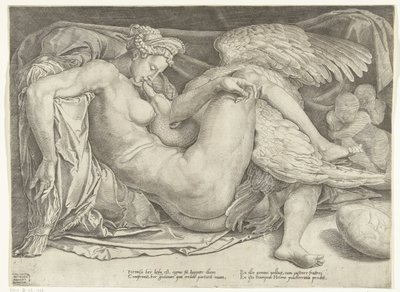 Leda e il cigno da Cornelis Bos