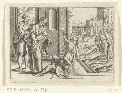 Paolo guarisce uno storpio da Cornelis Bos