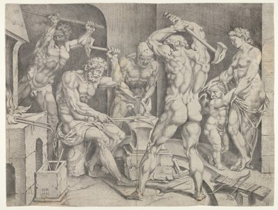 La Fucina di Vulcano da Cornelis Bos