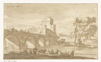 Ponte Molle a Roma da Cornelis Brouwer