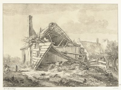 Fattoria in rovina da Cornelis Brouwer