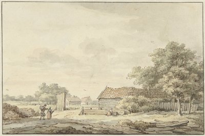 Paesaggio con fattorie da Cornelis Buys