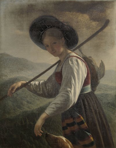 Contadina svizzera da Cornelis Cels