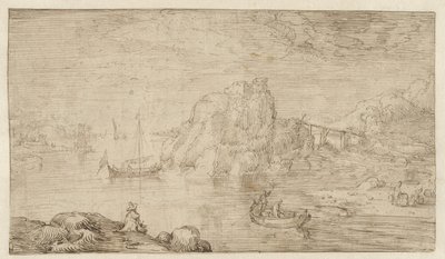 Veduta del fiume da Cornelis Claesz van Wieringen (attributed to)