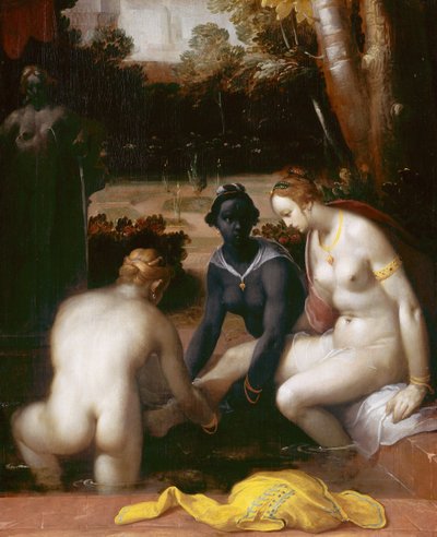 Betsabea al bagno, 1594 da Cornelis Cornelisz. Haarlem van