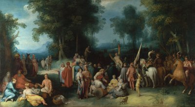 La predicazione di San Giovanni Battista, 1602 da Cornelis Cornelisz. Haarlem van