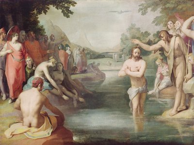 Battesimo di Cristo da Cornelis Cornelisz van Haarlem