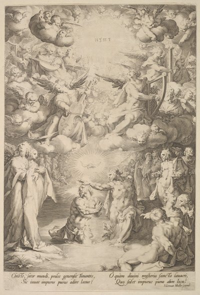 Battesimo di Cristo da Cornelis Cornelisz van Haarlem