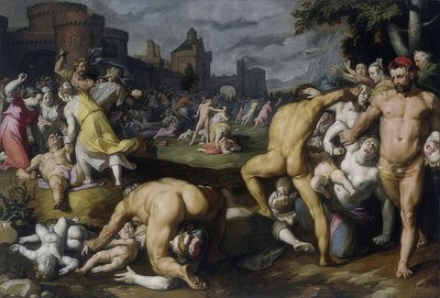 Il massacro degli innocenti. 1590 da Cornelis Cornelisz. van Haarlem