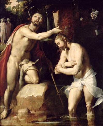 Il Battesimo di Cristo da Cornelis Cornelisz van Haarlem