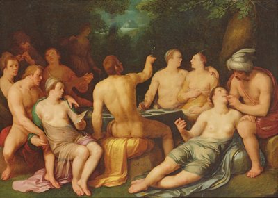 La corruzione del mondo prima del diluvio, 1619 da Cornelis Cornelisz van Haarlem