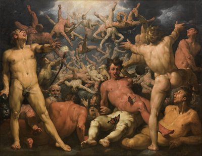 La caduta dei Titani da Cornelis Cornelisz. van Haarlem
