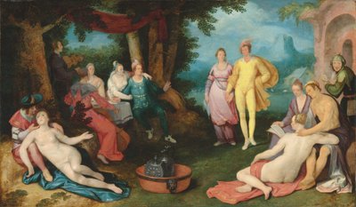 Il figliol prodigo tra le prostitute da Cornelis Cornelisz. van Haarlem