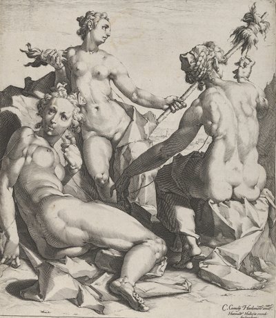 Le tre Parche da Cornelis Cornelisz van Haarlem