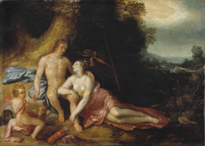 Venere e Adone da Cornelis Cornelisz van Haarlem