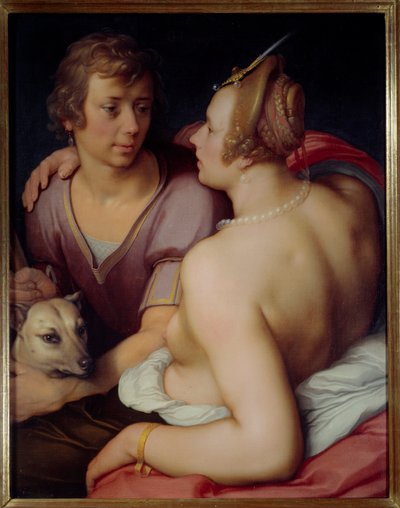 Venere e Adone da Cornelis Cornelisz. van Haarlem