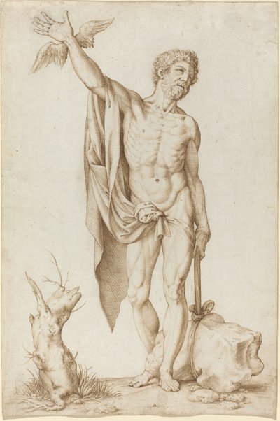 Allegoria della povertà che ostacola l