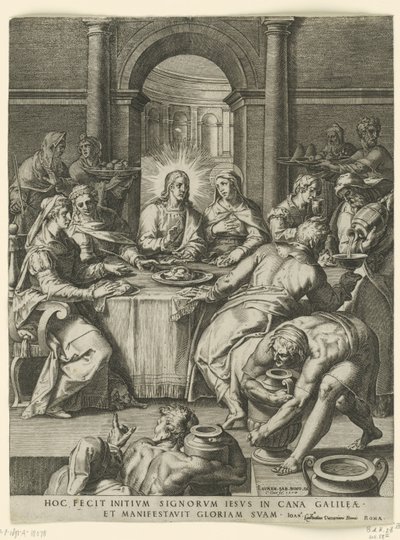 Nozze di Cana da Cornelis Cort