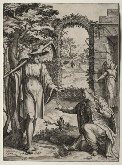 Cristo appare a Maria Maddalena da Cornelis Cort