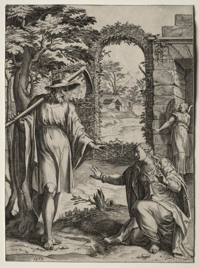 Cristo appare a Maria Maddalena, 1567 da Cornelis Cort