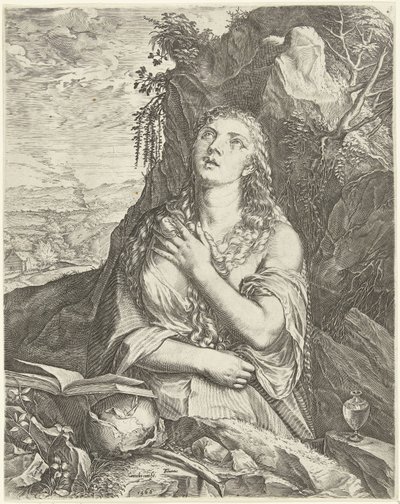 Maria Maddalena penitente da Cornelis Cort
