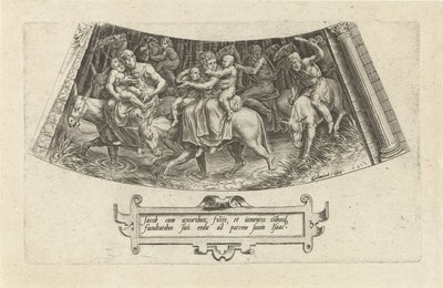 Il ritorno di Giacobbe a Canaan da Cornelis Cort
