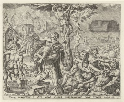 Il diluvio da Cornelis Cort