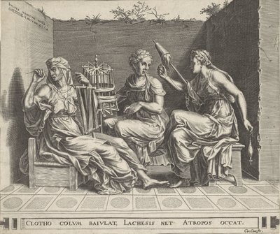 Le tre Parche da Cornelis Cort