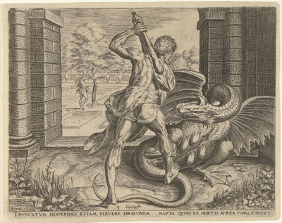 Ercole ruba le mele d