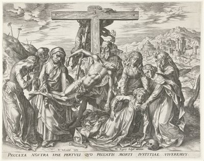 Deposizione dalla croce da Cornelis Cort