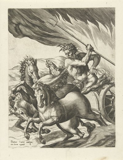 Plutone lascia Proserpina negli inferi da Cornelis Cort