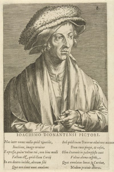 Ritratto del pittore Joachim Patinier da Cornelis Cort