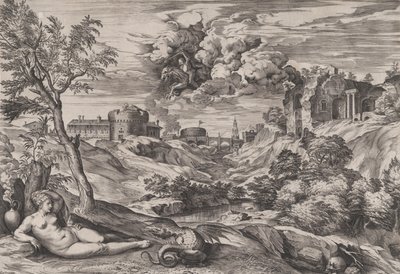 Ruggiero che Salva Angelica da Cornelis Cort