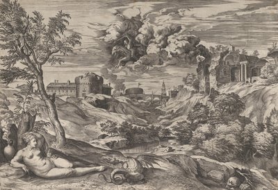 Ruggiero salva Angelica, 1565 da Cornelis Cort