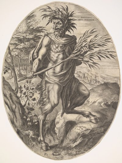 Silvano da Gli dei rurali, 1565 da Cornelis Cort