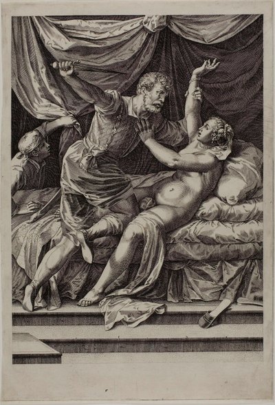 Tarquinio e Lucrezia da Cornelis Cort
