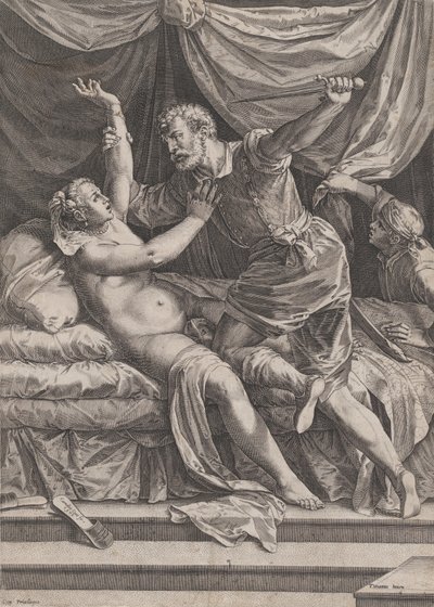 Tarquinio e Lucrezia, 1571 da Cornelis Cort