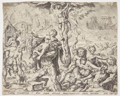 Il diluvio da Cornelis Cort