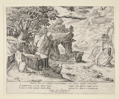 Il naufragio da Cornelis Cort