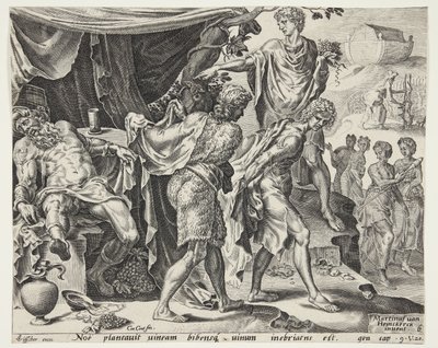 La derisione di Noè da Cornelis Cort