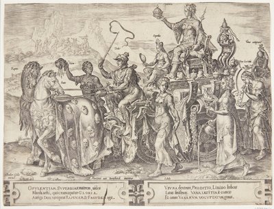 Il trionfo delle ricchezze da Cornelis Cort
