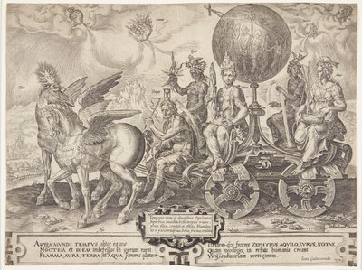 Il trionfo del mondo da Cornelis Cort