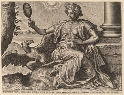 Visus da Cornelis Cort after Frans Floris I